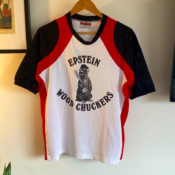 *Vintage* Epstein Wood Chuckers Jersey - Size Large - Picture 1 of 4
